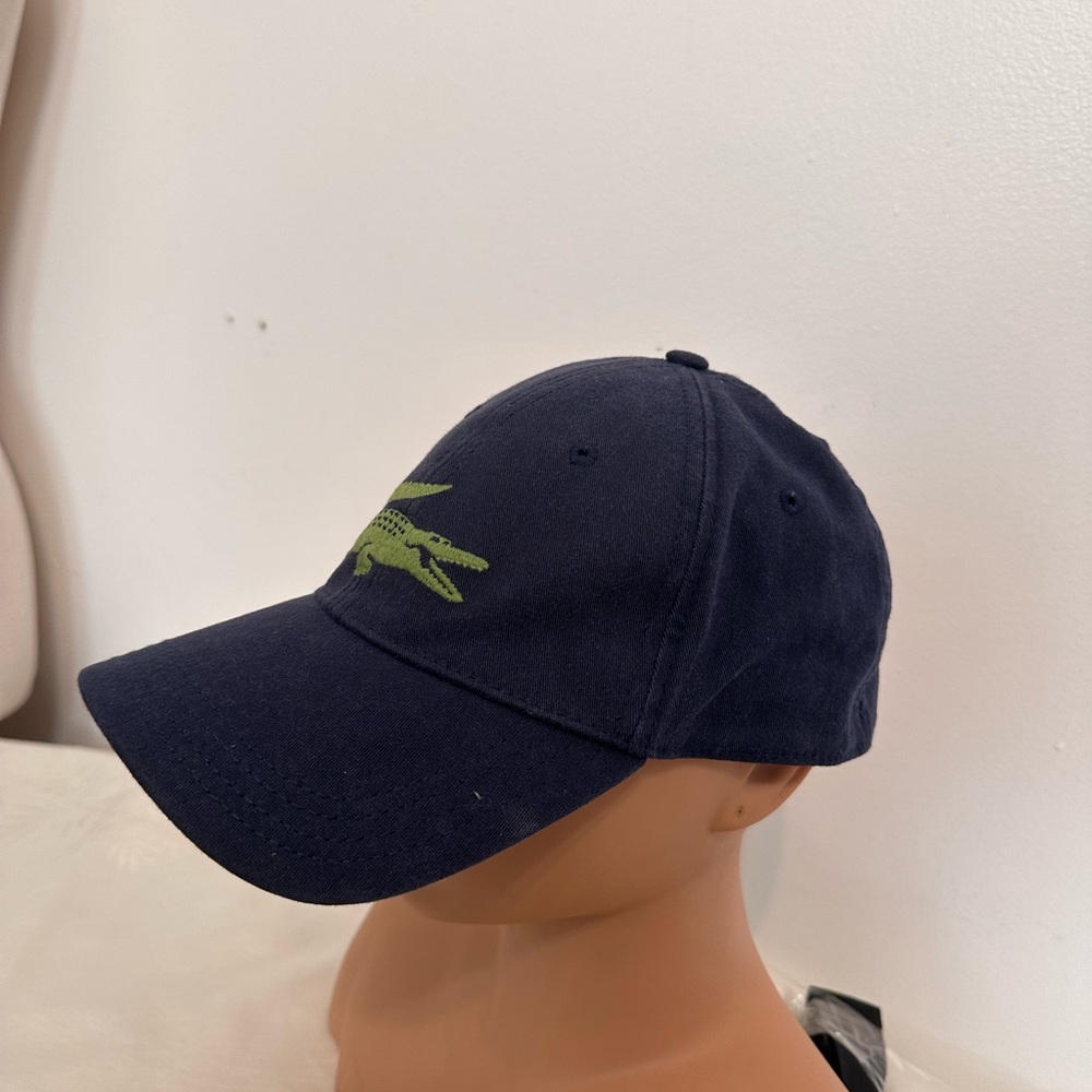 Lacoste Dark Blue Cap with green embroidery Lacoste logo
